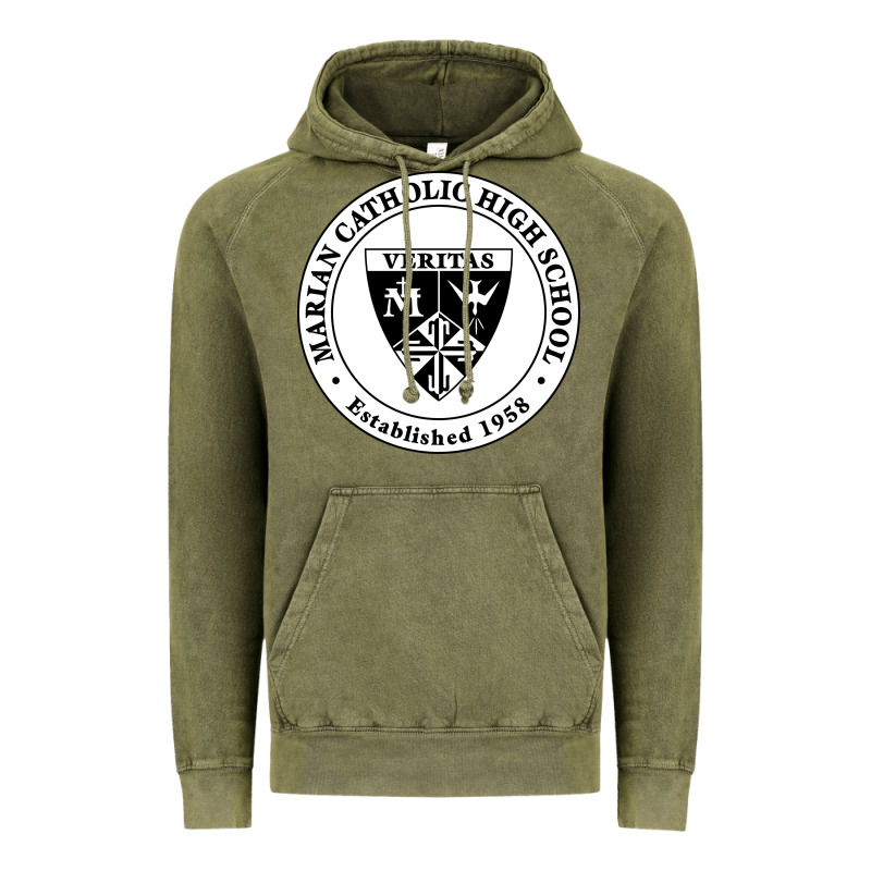 Marian Catholic High School Vintage Hoodie by linhVisuals | Teevron