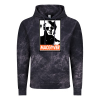 Cloud Black macgyver Vintage Hoodie - linhVisuals