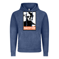 Vintage Denim macgyver Vintage Hoodie - linhVisuals