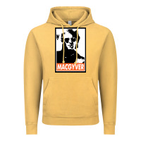Vintage Mustard macgyver Vintage Hoodie - linhVisuals