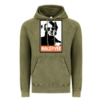 Vintage Olive macgyver Vintage Hoodie - linhVisuals