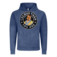 Vintage Denim calmer than you are Vintage Hoodie - linhVisuals