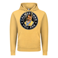 Vintage Mustard calmer than you are Vintage Hoodie - linhVisuals