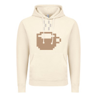 Vintage Artic pixel coffee Vintage Hoodie - linhVisuals