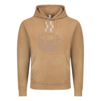 Vintage Camel pixel coffee Vintage Hoodie - linhVisuals