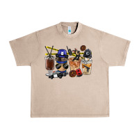 French Oak Police Coffee Cups Urban Heavy Tee - FaDigitalArtStudio