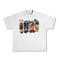 Lunar Rock Police Coffee Cups Urban Heavy Tee - FaDigitalArtStudio
