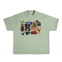 Oil Green Police Coffee Cups Urban Heavy Tee - FaDigitalArtStudio
