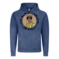 Vintage Denim the black samurai Vintage Hoodie - linhVisuals