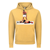 Vintage Mustard ali vs liston Vintage Hoodie - linhVisuals