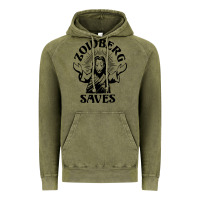 Vintage Olive zoidberg saves Vintage Hoodie - linhVisuals