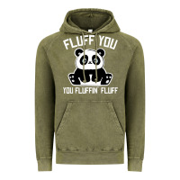 Vintage Olive panda cub fluff you giant panda Vintage Hoodie - linhVisuals