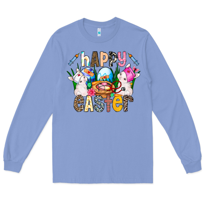 Happy Easter Long Sleeve Tee by CowhideDigitalArt | Teevron