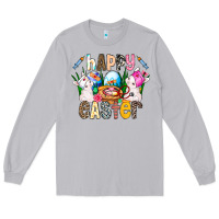 Moon Dust Happy Easter Long Sleeve Tee - CowhideDigitalArt