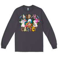 Smoke Happy Easter Long Sleeve Tee - CowhideDigitalArt