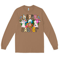 Toasted Coconut Happy Easter Long Sleeve Tee - CowhideDigitalArt