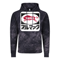 Cloud Black bullmark Vintage Hoodie - linhVisuals