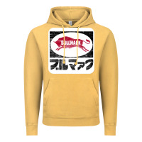 Vintage Mustard bullmark Vintage Hoodie - linhVisuals