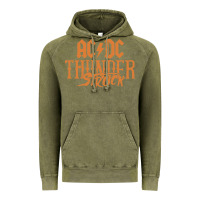 Vintage Olive thunderstruck Vintage Hoodie - linhVisuals