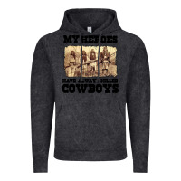 Vintage Black my heroes have always killed cowboys retro Vintage Hoodie - linhVisuals
