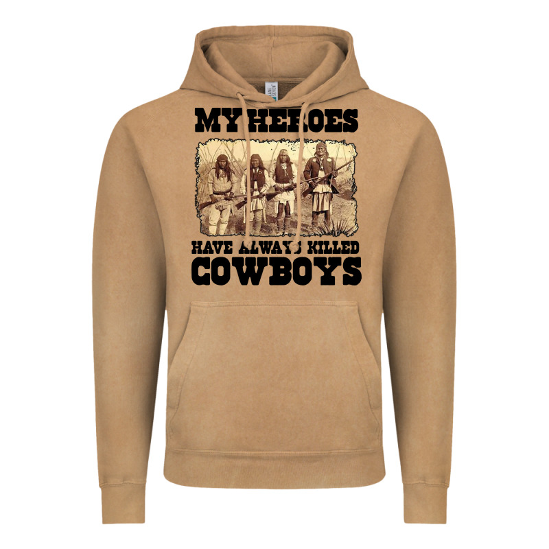 My Heroes Have Always Killed Cowboys Retro Vintage Hoodie by linhVisuals | Teevron