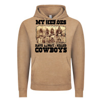 Vintage Coffee my heroes have always killed cowboys retro Vintage Hoodie - linhVisuals
