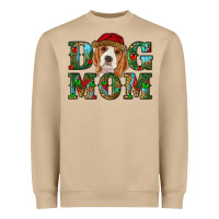Mushroom Christmas Beagle Dog Mom Heavyweight Sweatshirt - RanaPortraitStore