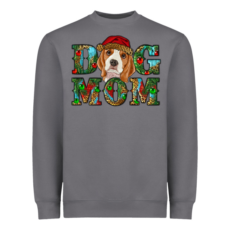 Christmas Beagle Dog Mom Heavyweight Sweatshirt by RanaPortraitStore | Teevron