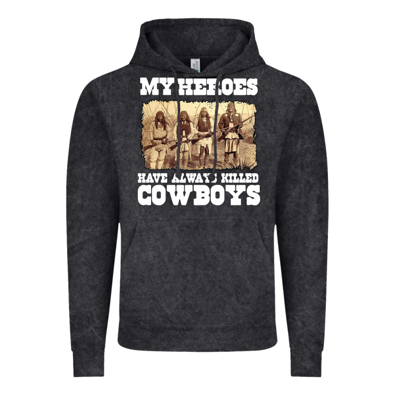 My Heroes Have Always Killed Cowboys Retro Vintage Hoodie by linhVisuals | Teevron