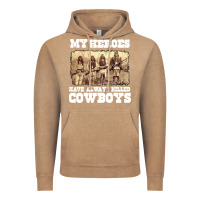 Vintage Coffee my heroes have always killed cowboys retro Vintage Hoodie - linhVisuals