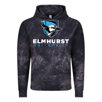 Cloud Black elmhurst university Vintage Hoodie - linhVisuals