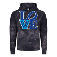 Cloud Black villanova love Vintage Hoodie - linhVisuals