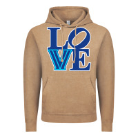 Vintage Coffee villanova love Vintage Hoodie - linhVisuals