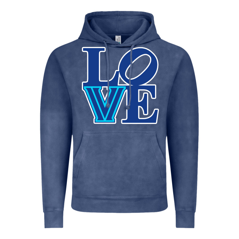 Villanova Love Vintage Hoodie by linhVisuals | Teevron