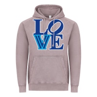 Vintage Zinc villanova love Vintage Hoodie - linhVisuals