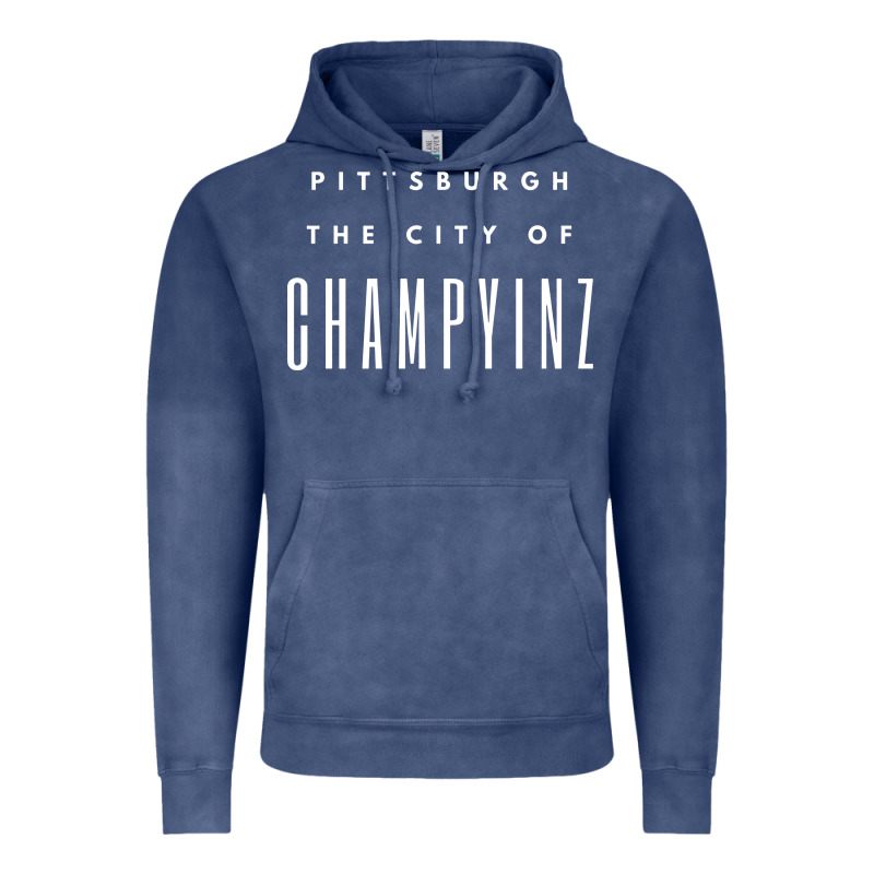 Pittsburgh City Of Champyinz Steel City Vintage Hoodie by linhVisuals | Teevron