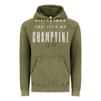 Vintage Olive pittsburgh city of champyinz steel city Vintage Hoodie - linhVisuals