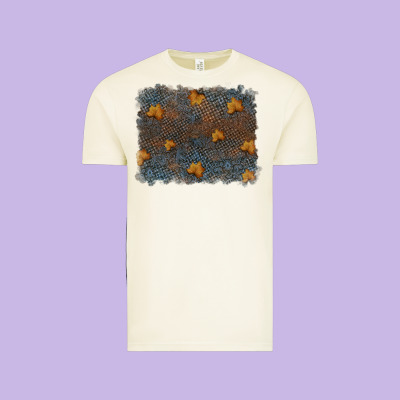 Tooled Leather Fall Background Vintage Tee Designed By Ranaportraitstore