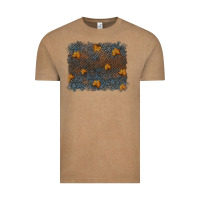 Vintage Coffee tooled leather fall background Vintage Tee - RanaPortraitStore