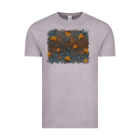 Vintage Zinc tooled leather fall background Vintage Tee - RanaPortraitStore