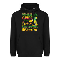 Black when life gives you lemons make something Heavyweight Hoodie - RanaPortraitStore