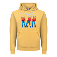 Vintage Mustard dolly musician Vintage Hoodie - linhVisuals