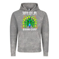 Cloud Rock peacock inspired beautiful color bird (3) Vintage Hoodie - linhVisuals