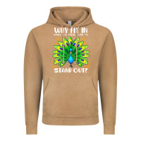 Vintage Camel peacock inspired beautiful color bird (3) Vintage Hoodie - linhVisuals