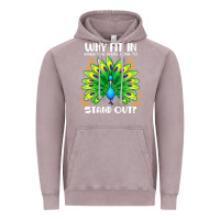 Vintage Zinc peacock inspired beautiful color bird (3) Vintage Hoodie - linhVisuals