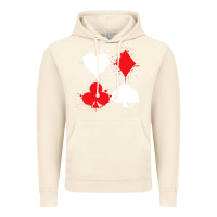 Vintage Artic playing cards poker heart spade club Vintage Hoodie - linhVisuals