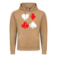 Vintage Camel playing cards poker heart spade club Vintage Hoodie - linhVisuals