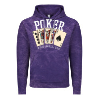 Cloud Purple poker all in royal flush lucky casino Vintage Hoodie - linhVisuals