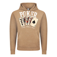 Vintage Coffee poker all in royal flush lucky casino Vintage Hoodie - linhVisuals