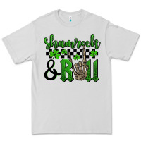 Dove Grey St. Patrick's Day Shamrock and roll Premium Tee - OliviaCreatesArt